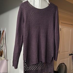 Purple Knit Sweater